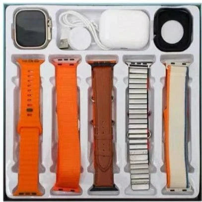 Ultra-2(12+1) watch with earpods second generation and 10 different straps