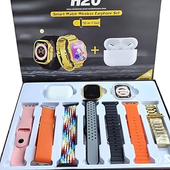 H20 SmartWatch with Airpods & Watch Cover