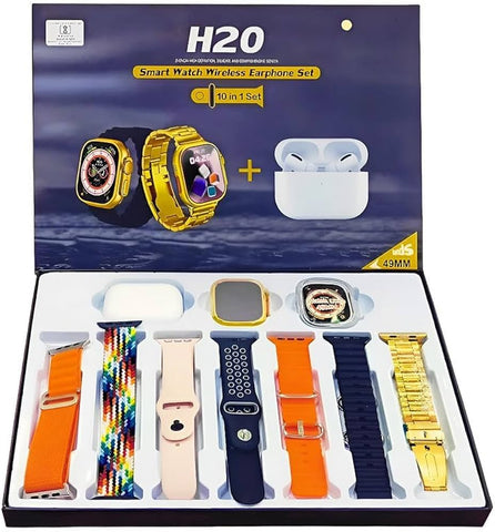 H20 SmartWatch with Airpods & Watch Cover