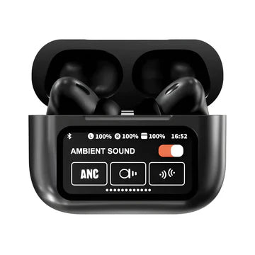 AIRPODS A9 PRO Touch Screen ANC/ENC Noise Reduction, Touch Control Wireless Headset TWS Noise Cancelling Earbud Bluetooth 5.4 Wireless Earbuds