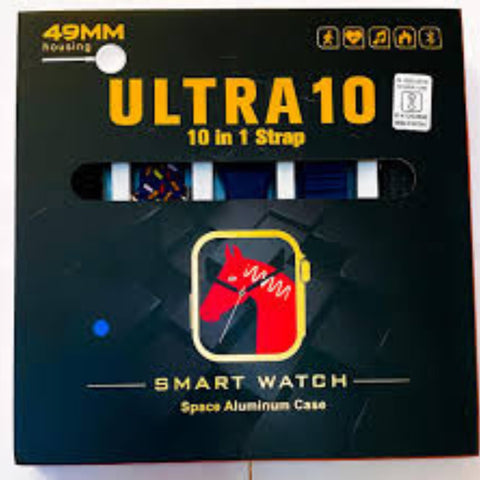 Smart watch Ultra 10 in 1 with Glass Protector