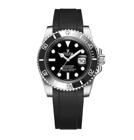 Rolex Submariner YashMaster Rubber Strap With Master Lock