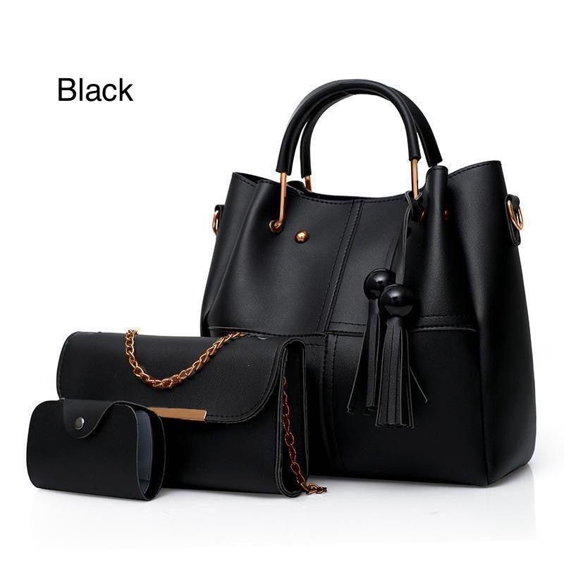 3 Pcs Ladies Hand & Shoulder Bag