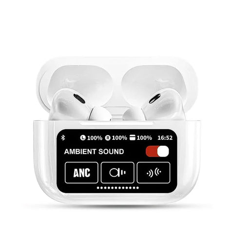 A9 Pro Apple Airpods ANC/ENC Noise Reduction Touch Control Bluetooth Wire Airpods